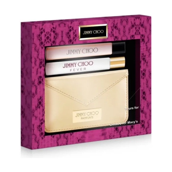 JIMMY CHOO & JIMMY CHOO Fever Eau de Parfum with Pouch - .25 fl oz ea. - Picture 1 of 12